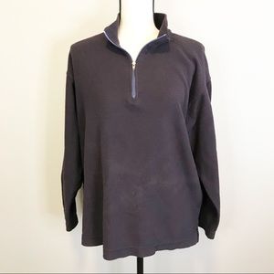PATAGONIA Fleece Womens Large  Synchilla 1/2 Zip Pullover Purple Sweatshirt